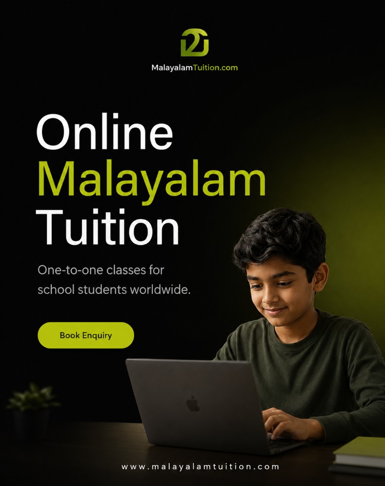 One-to-one online Malayalam tuition for school students — MalayalamTuition.com
