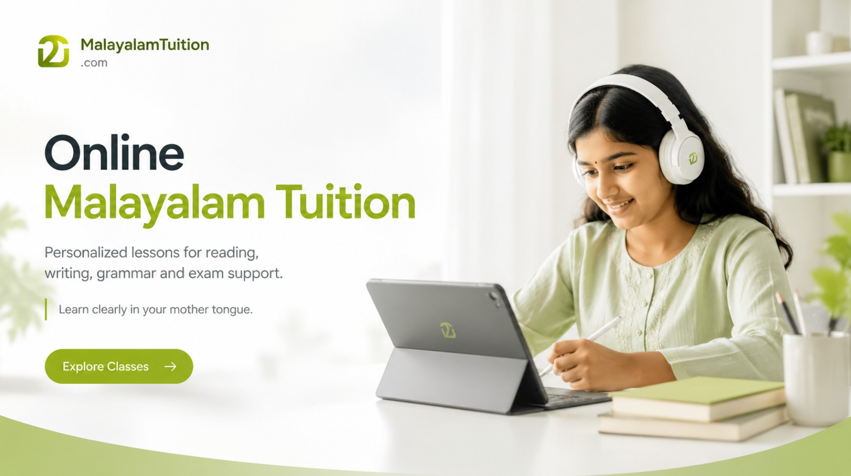 Online Malayalam Tuition — personalized lessons for reading, writing and grammar support